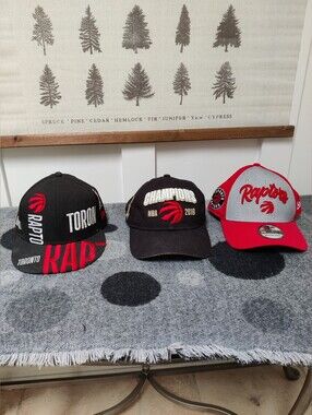 Toronto Raptors Hat Bundle New Era 9FIFTY 39THIRTY 9TWENTY Championship